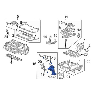 Acura OE - Engine Oil Filter Housing