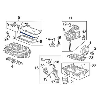 Acura OE - Upper Fuel Injection Plenum Gasket