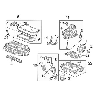 Acura OE - Engine / Transaxle - Engine Parts
