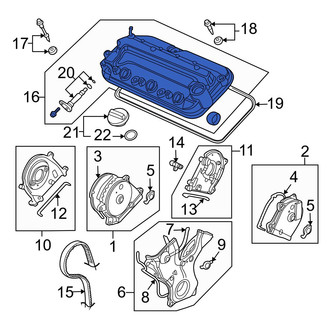 Acura OE - Rear Engine Valve Cover
