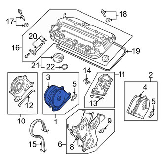 Acura OE - Lower Engine Timing Cover Gasket