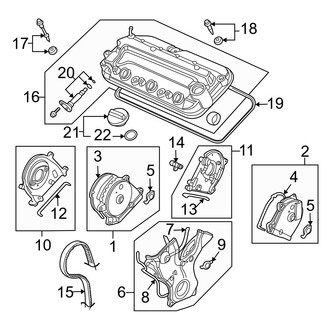 Acura OE - Engine / Transaxle - Valve & Timing Covers