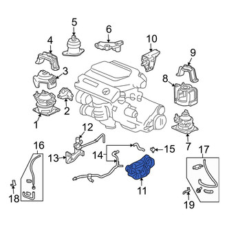 Acura OE - Automatic Transmission Mount