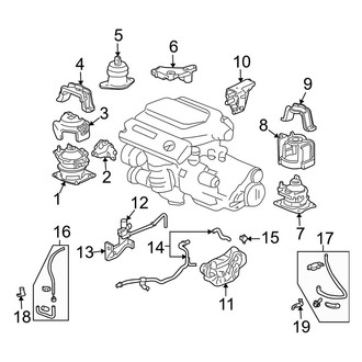 Acura OE - Engine / Transaxle - Engine & Transmission Mounting