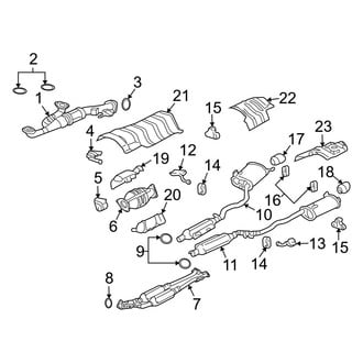 Acura OE - Exhaust System - Exhaust Components