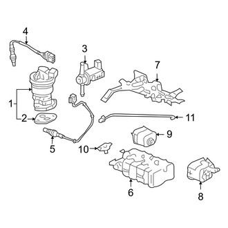 Acura OE - Emission System - Emission Components