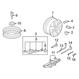 Acura OE - Tire Pressure Monitoring System (TPMS) Sensor