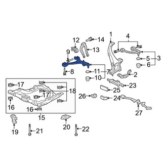 Acura OE - Front Left Lower Suspension Control Arm