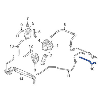 Acura OE - Power Steering Return Hose