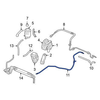 Acura OE - Power Steering Return Hose