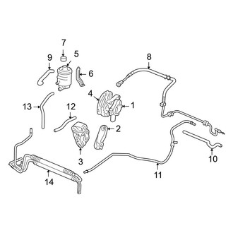 Acura OE - Steering Gear & Linkage - Pump & Hoses