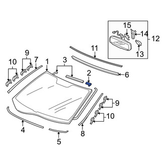 Acura OE - Windshield Clip