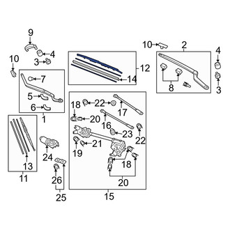 Acura OE - Left Wiper Blade