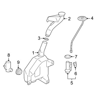 Acura OE - Windshield - Washer Components