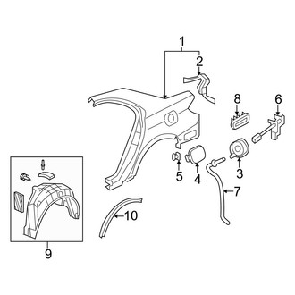 Acura OE - Quarter Panel & Components