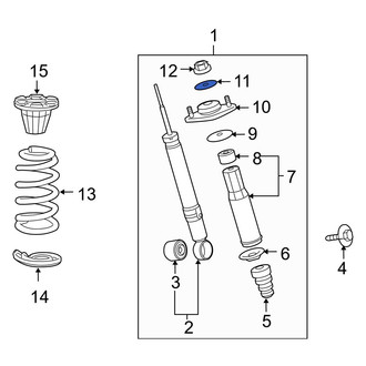 Acura OE - Suspension Strut Mount Washer