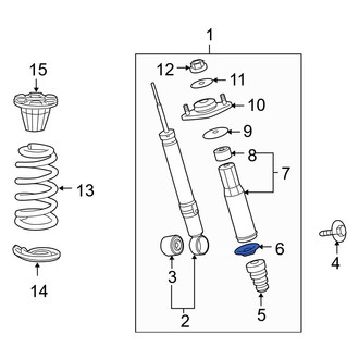 Acura OE - Lower Suspension Strut Washer