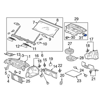 Acura OE - Deck Lid Seal