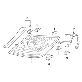Acura OE - Rear Lamps - Tail Lamps