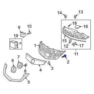Acura OE - Grille Molding Screw
