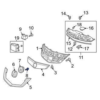 Acura OE - Grille Molding Screw