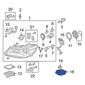Acura OE - Front Headlight Control Module