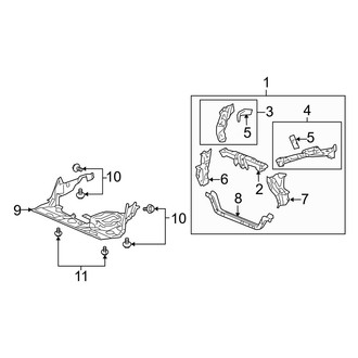 Acura OE - Radiator Support