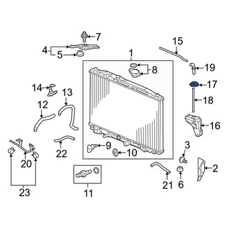 Acura OE - Engine Coolant Reservoir Cap