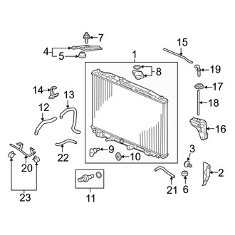Acura OE - Cooling - Radiator & Components
