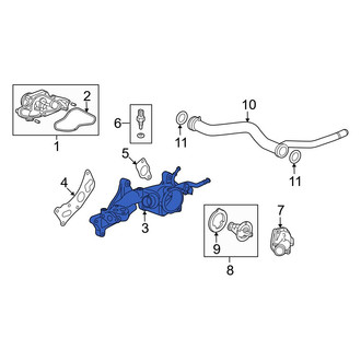 Acura OE - Engine Coolant Thermostat Housing