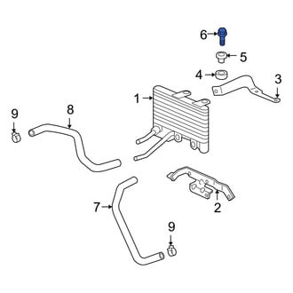 Acura OE - Automatic Transmission Oil Cooler Bolt