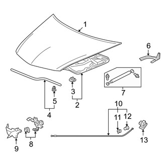 Acura OE - Hood & Components