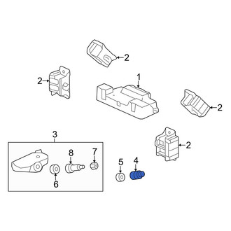 Acura OE - Tire Pressure Monitoring System (TPMS) Sensor Nut