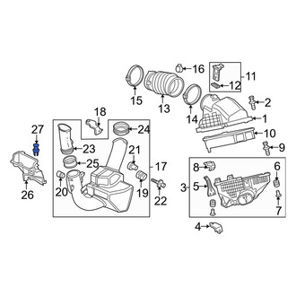 Acura OE - Engine Air Intake Hose Clip