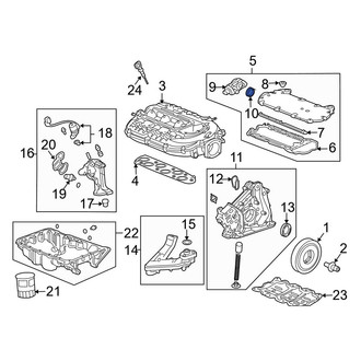 Acura OE - Secondary Air Injection Control Valve Gasket