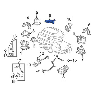 Acura OE - Center Engine Mount Bracket
