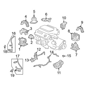Acura OE - Engine / Transaxle - Engine & Transmission Mounting