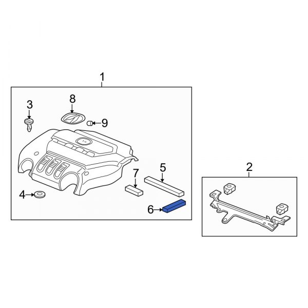 Engine Cover Insulator