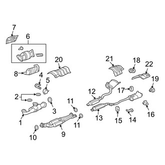 Acura OE - Exhaust System - Exhaust Components