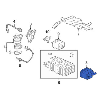 Acura OE - Vapor Canister Filter