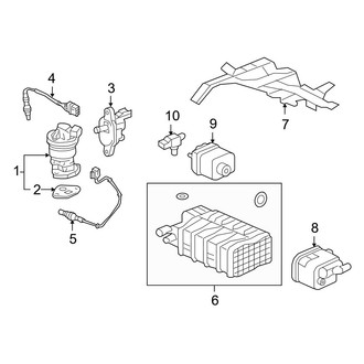 Acura OE - Emission System - Emission Components