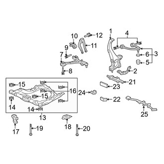 Acura OE - Front Suspension - Suspension Components