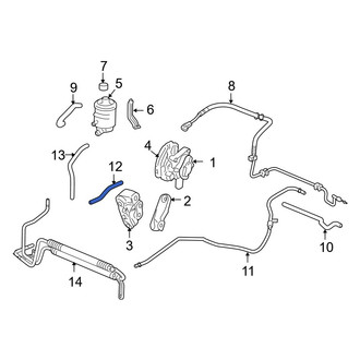 Acura OE - Power Steering Return Hose