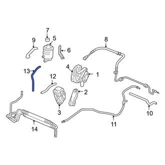 Acura OE - Power Steering Return Hose