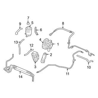 Acura OE - Steering Gear & Linkage - Pump & Hoses