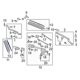 Acura OE - Right Wiper Blade