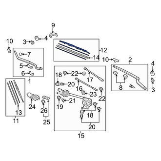 Acura OE - Right Wiper Blade