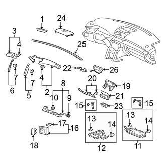 Acura OE - Instrument Panel Components (Trim Components)