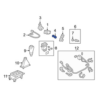 Acura OE - Front 12 Volt Accessory Power Outlet