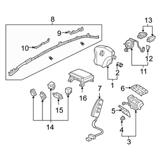 Acura OE - Restraint Systems - Air Bag Components